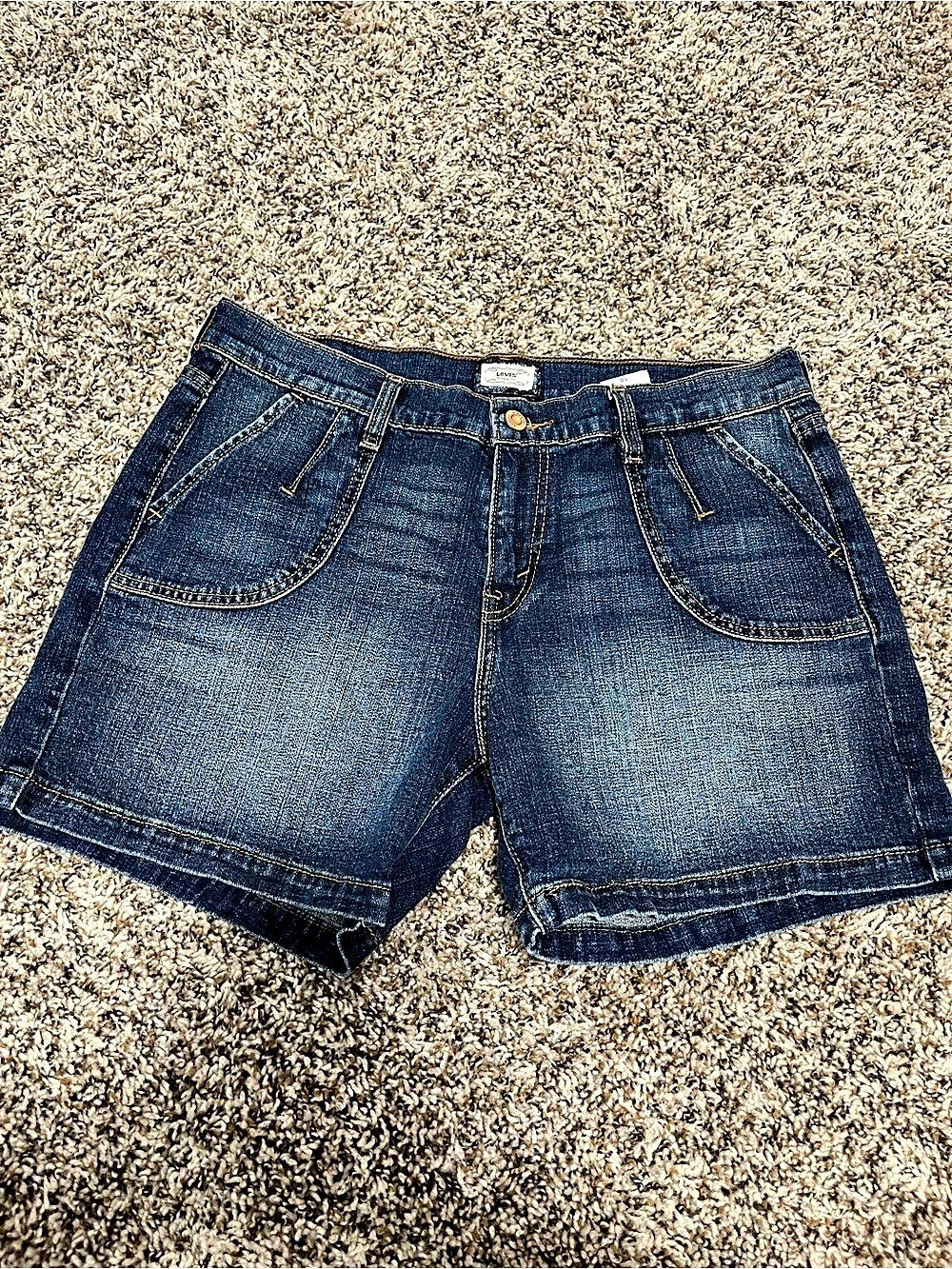 Levi's Denim Jean Shorts Blue Size 10